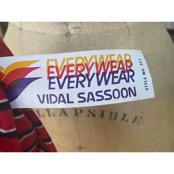 Vidal Sassoon Women's One Piece Bodysuit Stretch Long Sleeve Red Size M - Picture 8 of 9